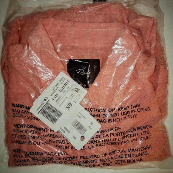Rails Wyatt Classic Fit Button Up Shirt in Watermelon size M - Picture 5 of 5